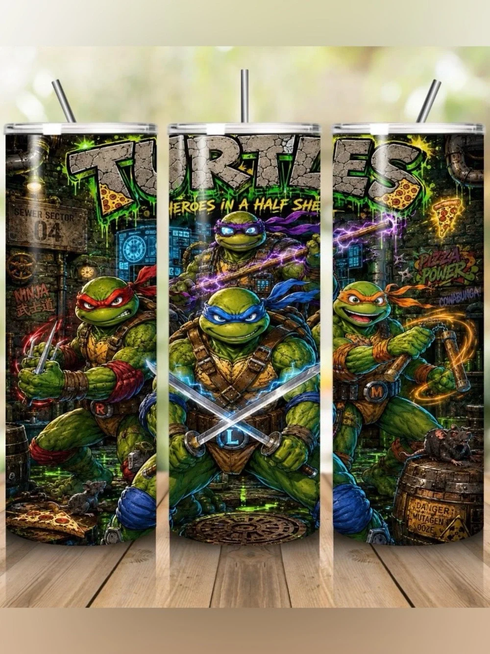 Green Stainless Steel Travel Tumbler